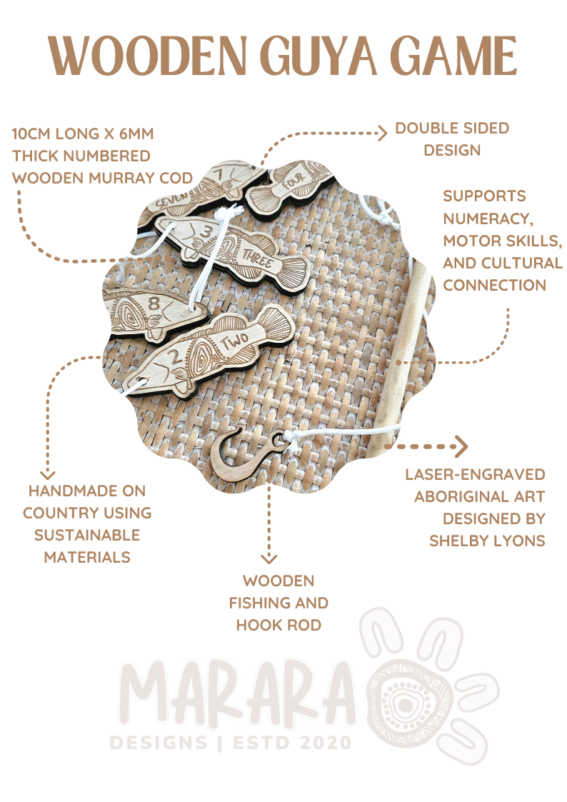 Wooden Guya (Fish) Game