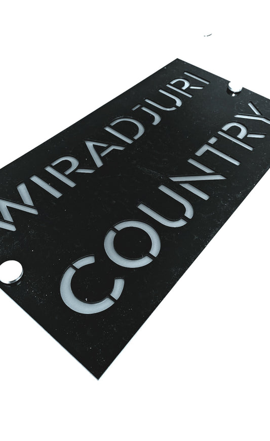 Traditional Name Sign| Facade Sign | Landscape Rectangle