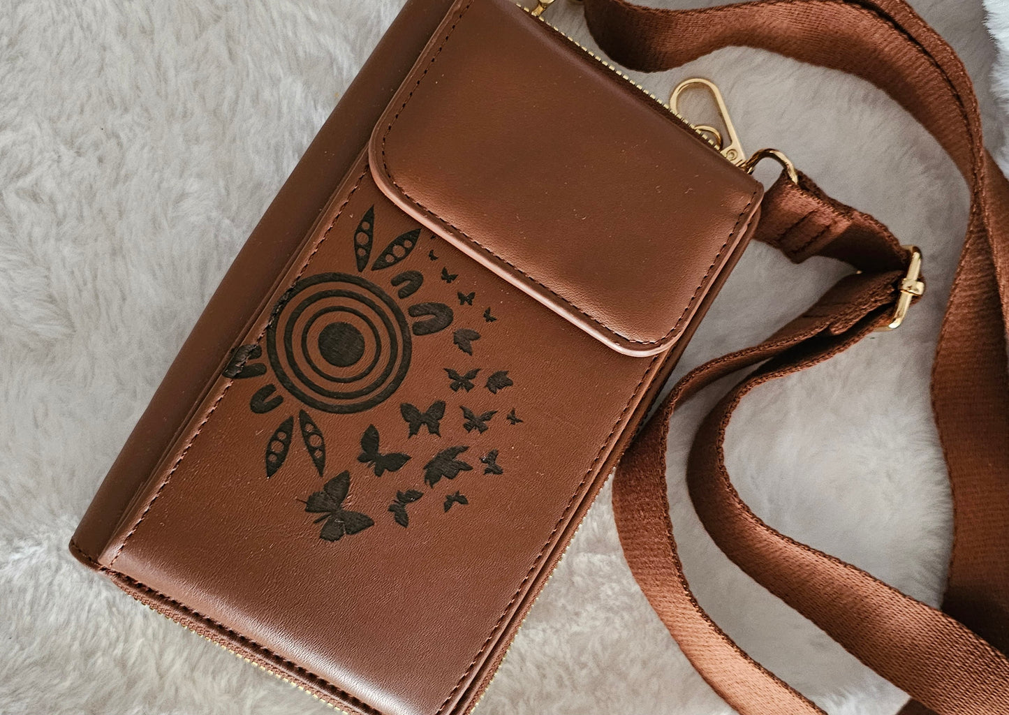Phone Bag- Brown