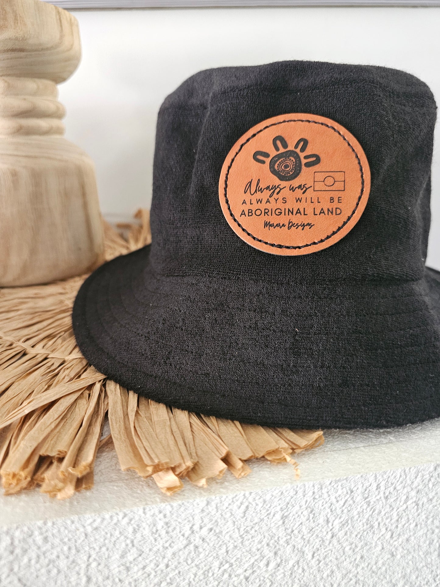 Terry toweling bucket hat