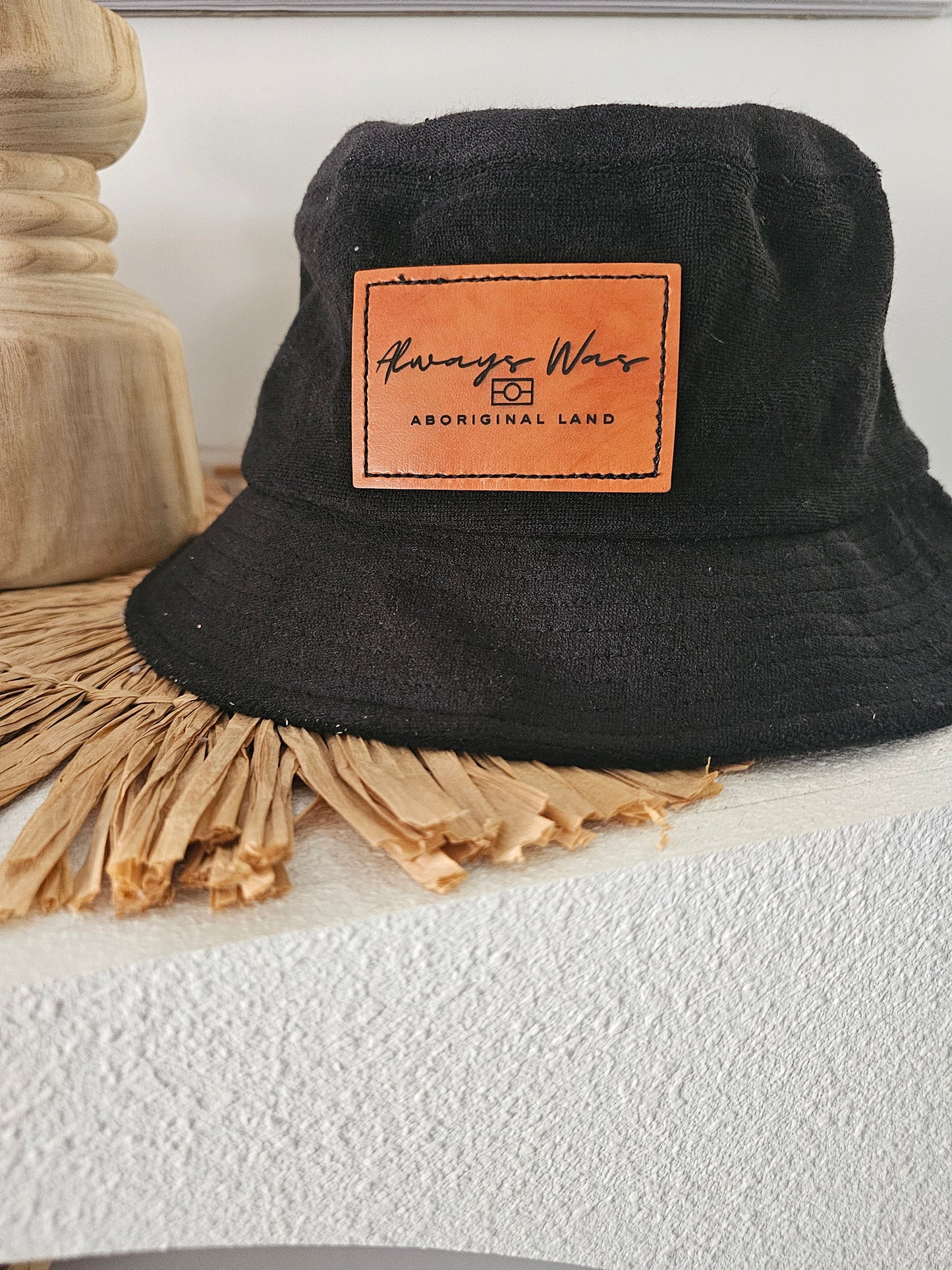 Terry toweling bucket hat