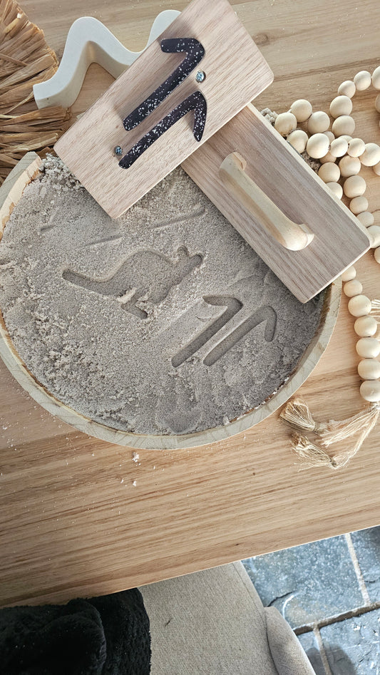 Sandpit Stamps - Kangaroo | Kangaroo Tracks