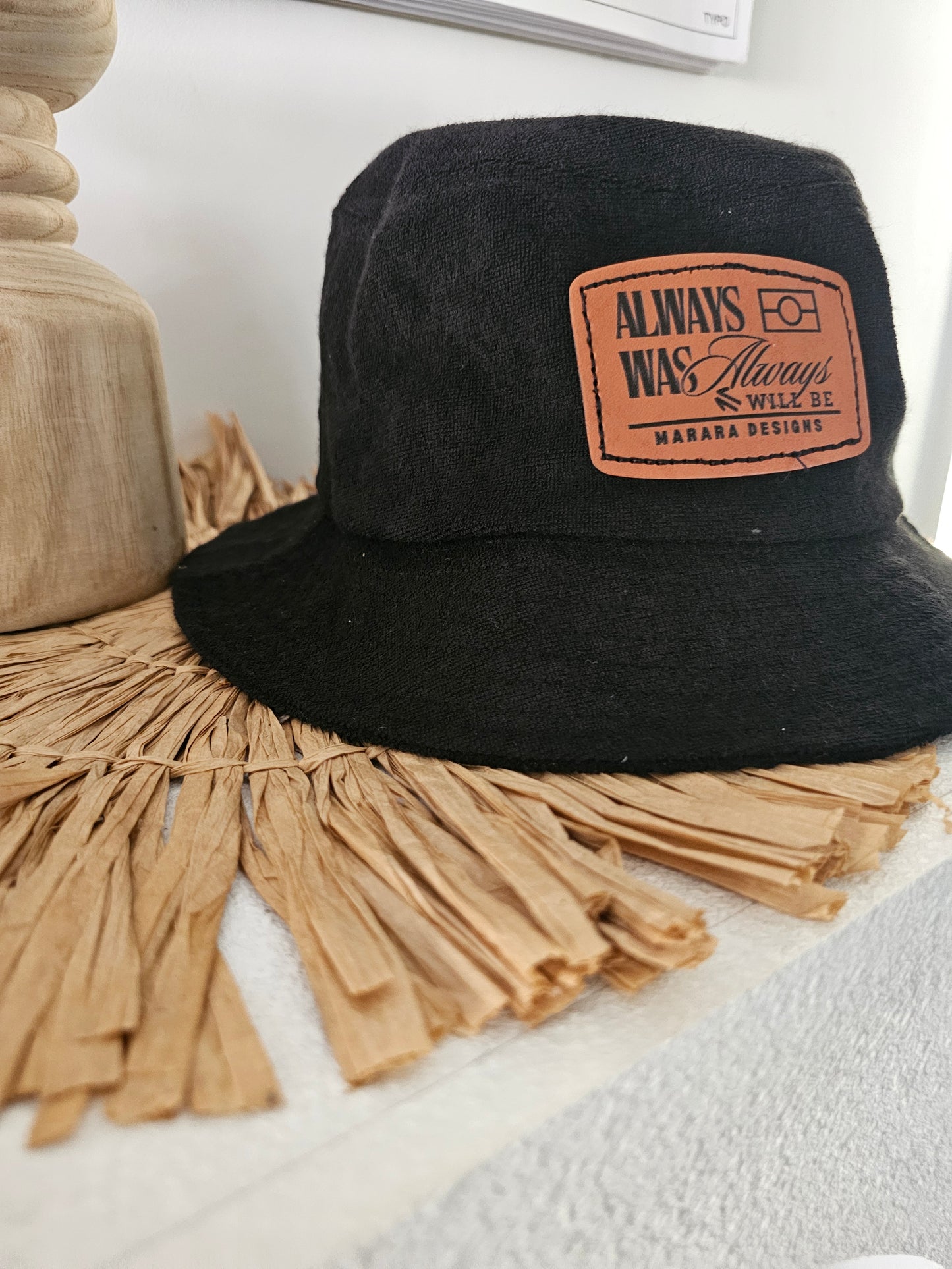 Terry toweling bucket hat