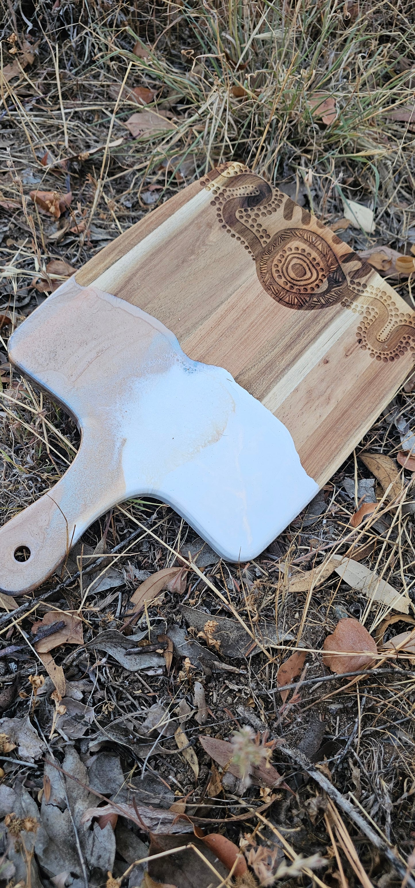 Resin serving board