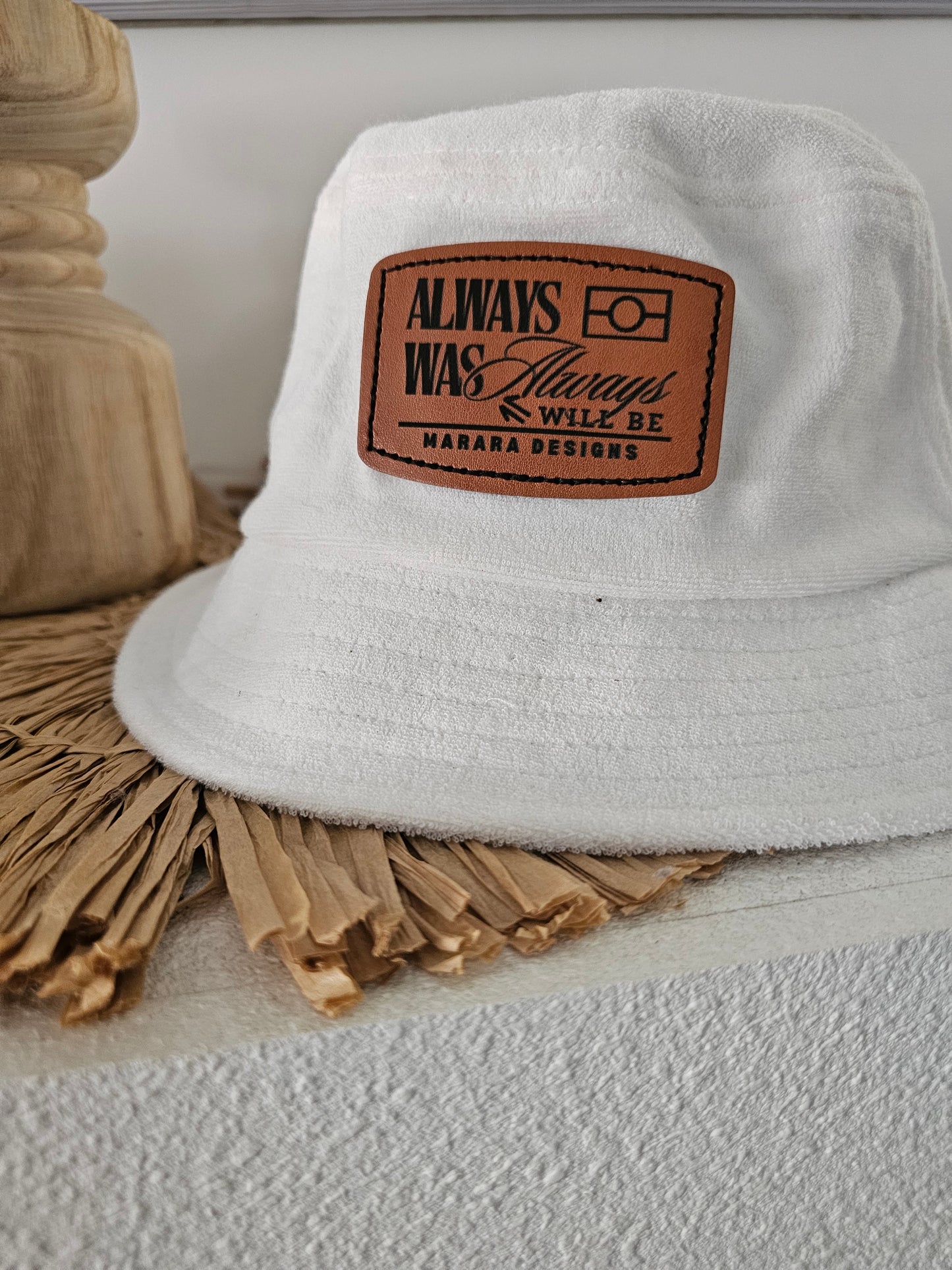 Terry toweling bucket hat