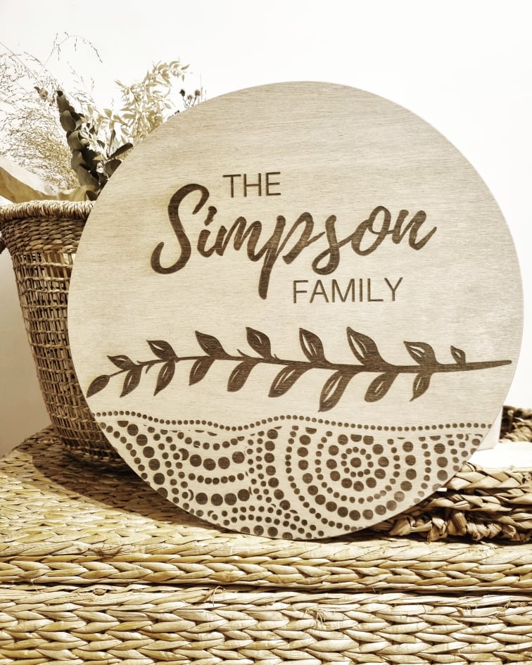 'The Family Of' Sign
