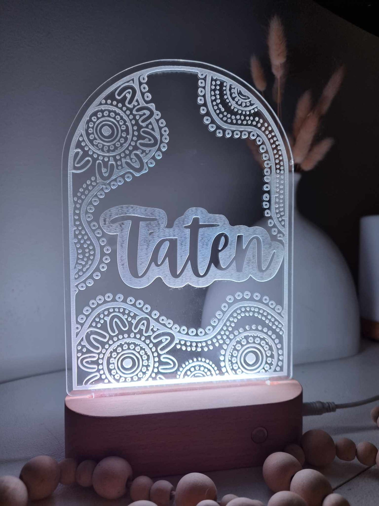 Custom Aboriginal Arch Night Light | Marara Designs