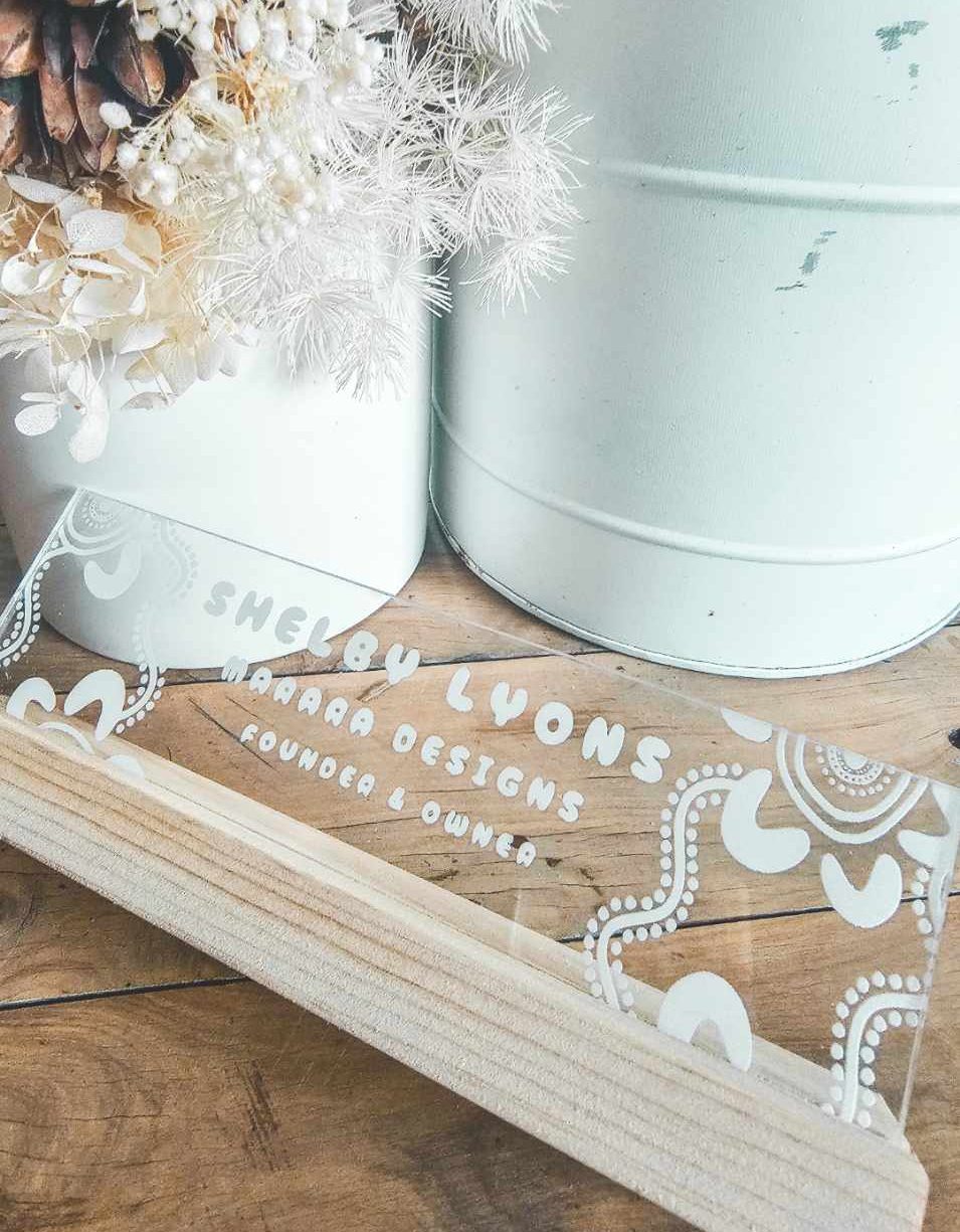 Desk Name Plate Style #1