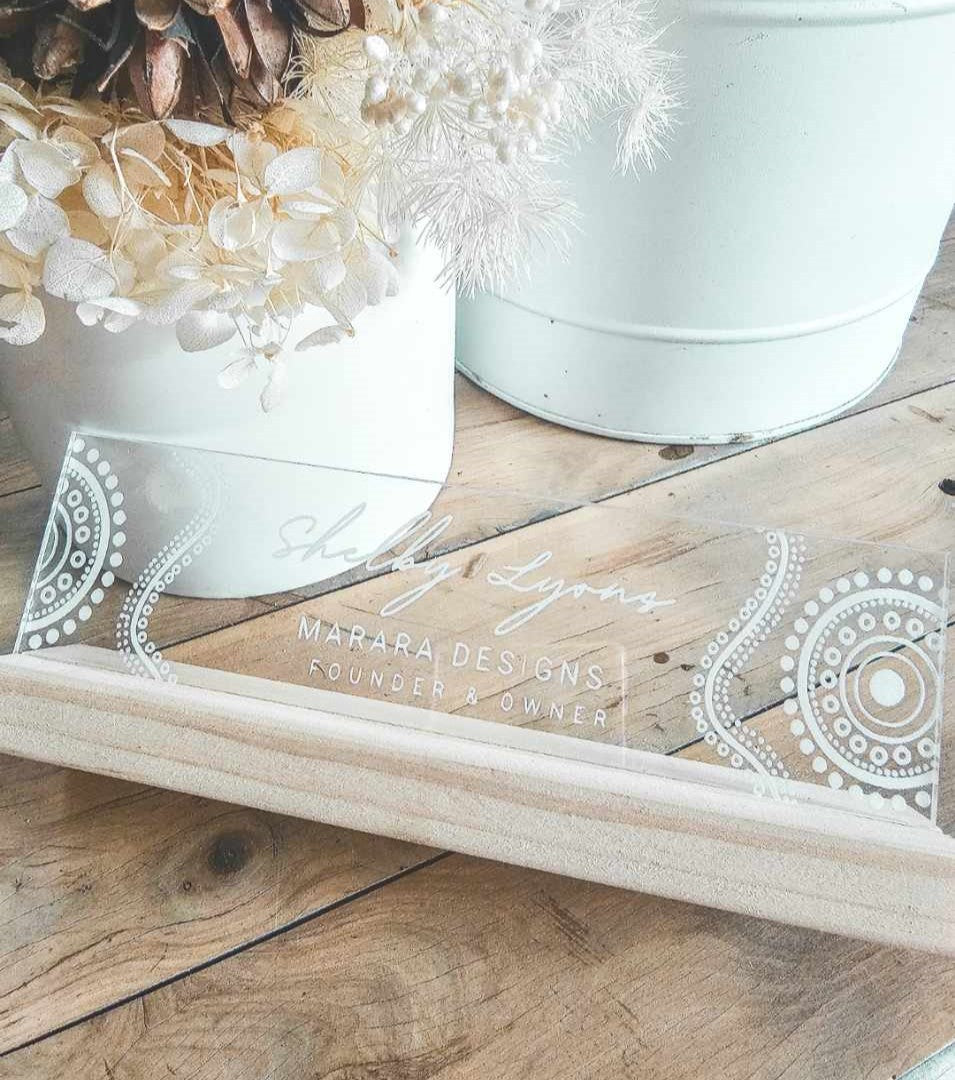 Desk Name Plate Style #3