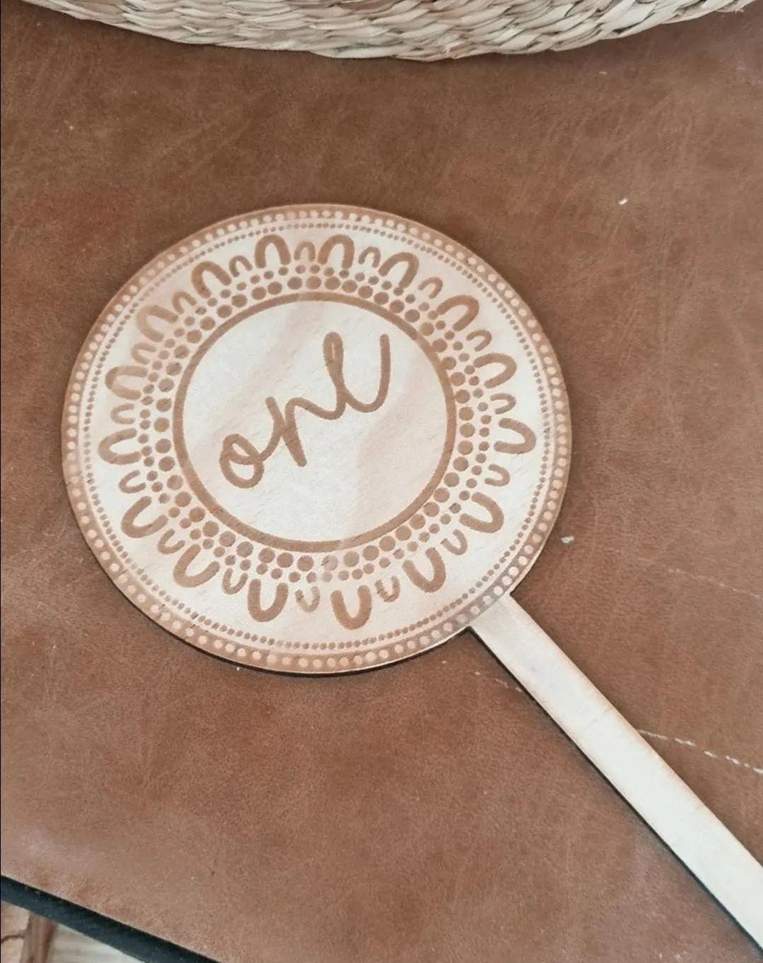 Number Cake Topper | Aboriginal Cake Topper