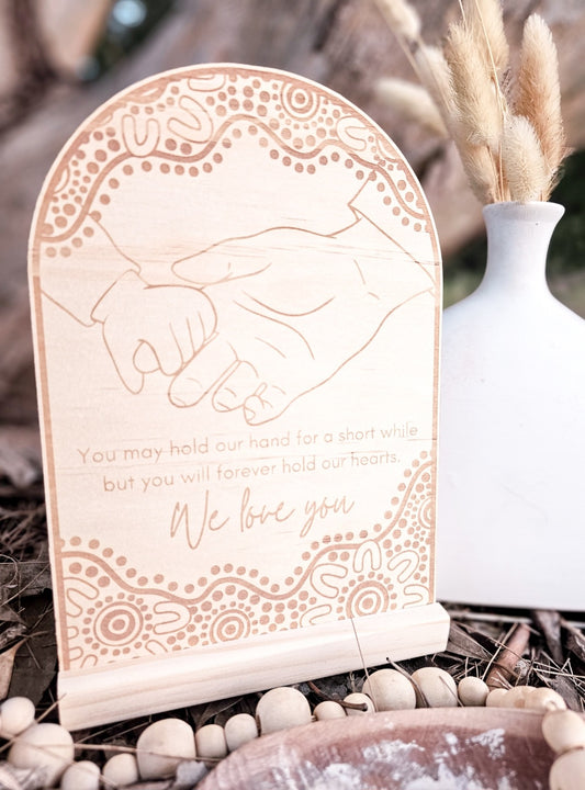 Father's Day Plaque + Stand