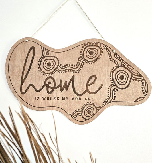 Wavy Home Sign