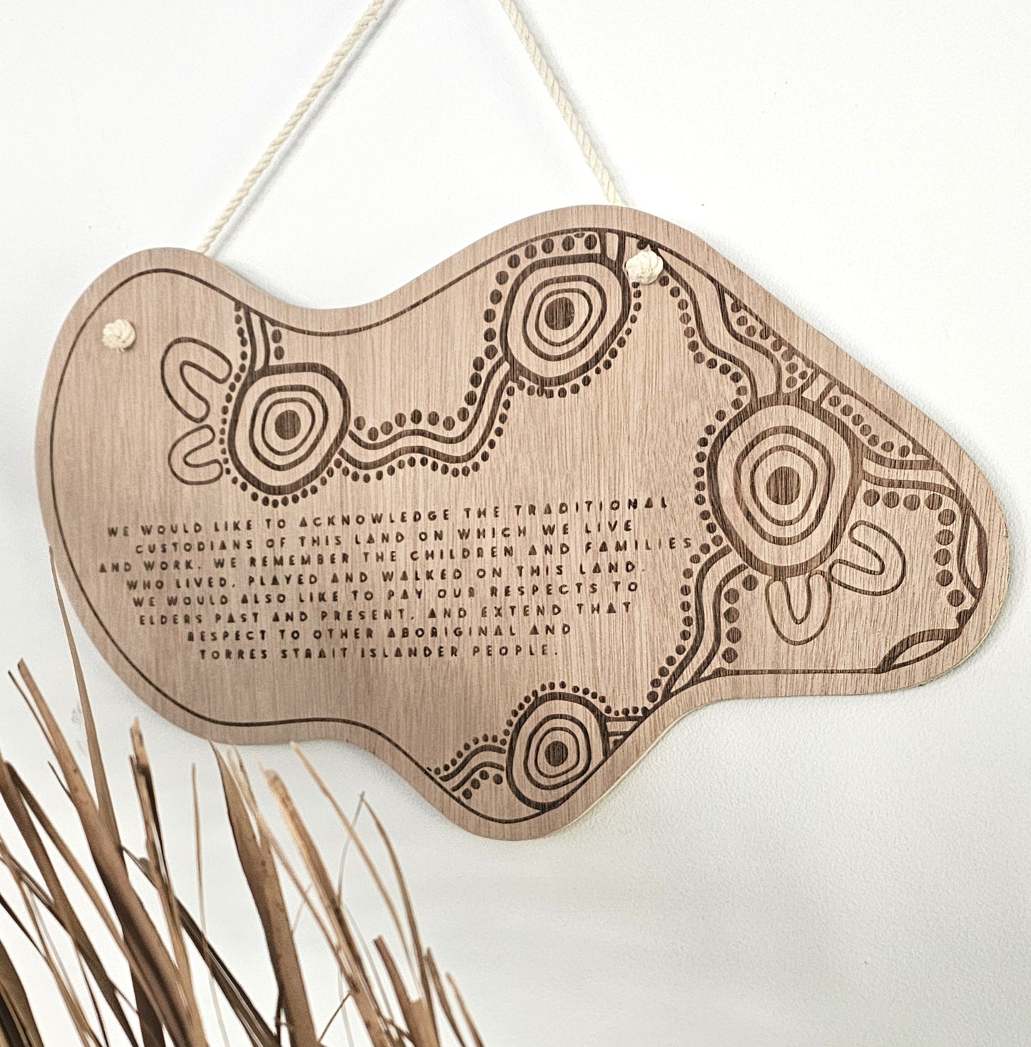 Wavy Acknowledgement Plaque #2