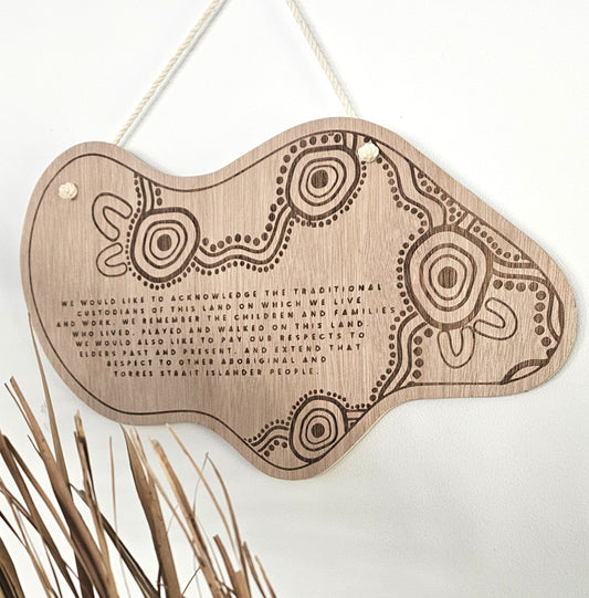 Wavy Acknowledgement Plaque #2