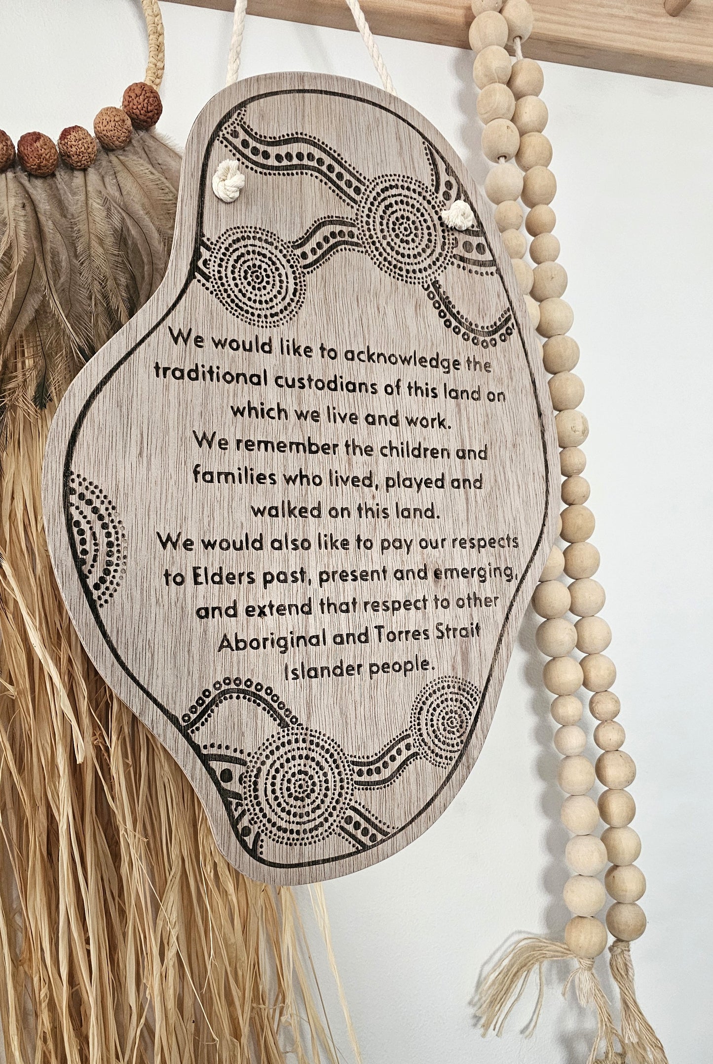 Wavy Acknowledgement Plaque
