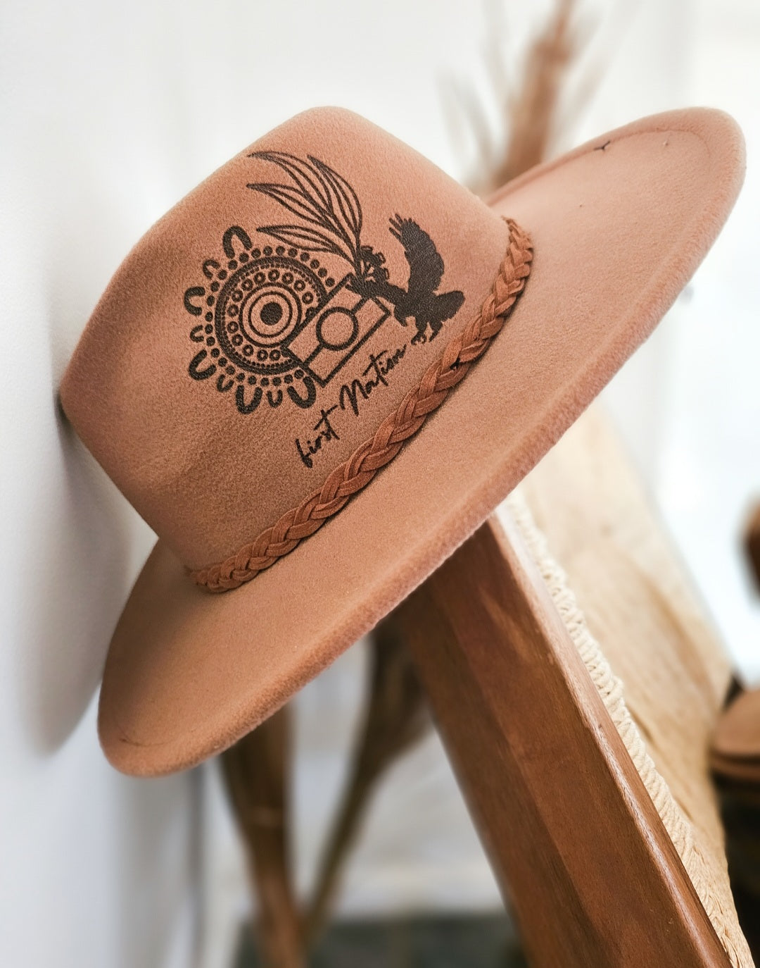 Aboriginal Fedora Style Hat | Brown