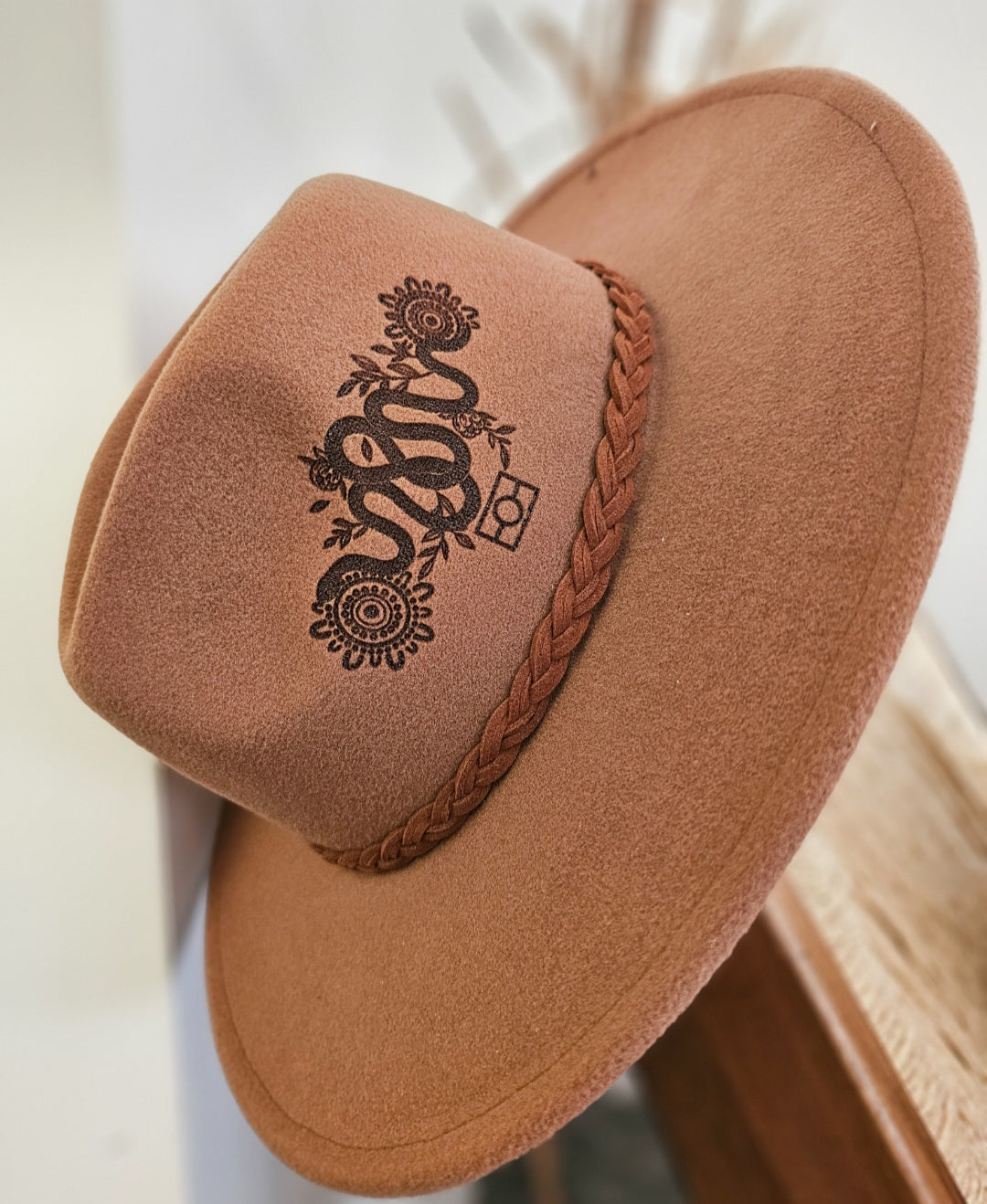 Aboriginal Fedora Style Hat | Brown