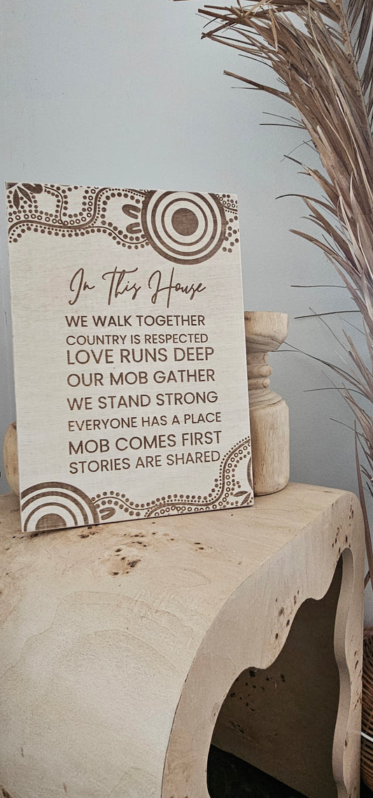 In This House Plaque
