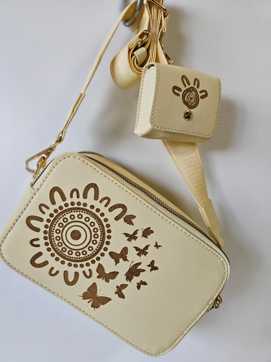 Crossbody Bag With Coin Purse | Yellow