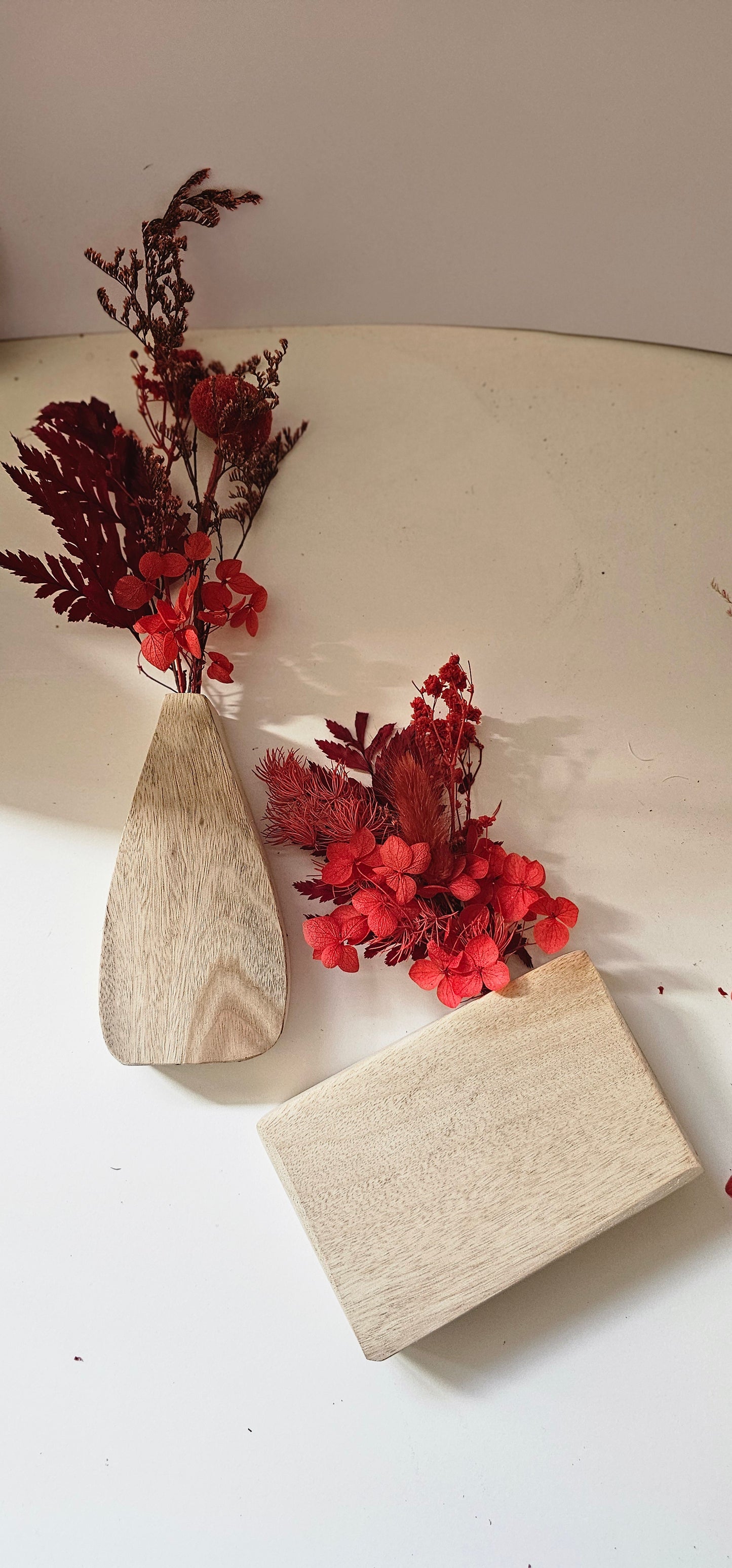 Mini V Day Vases - add your own wording