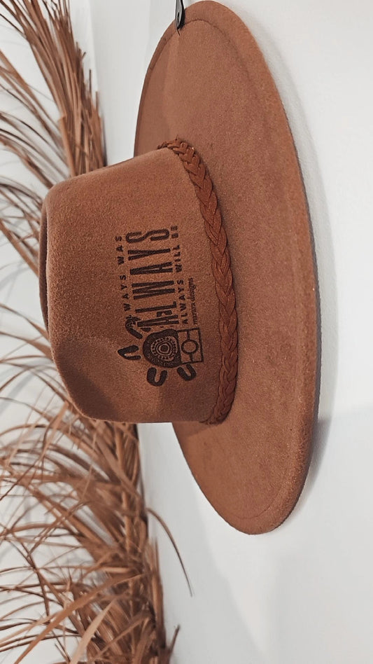 Fedora Style Hat | Brown #3