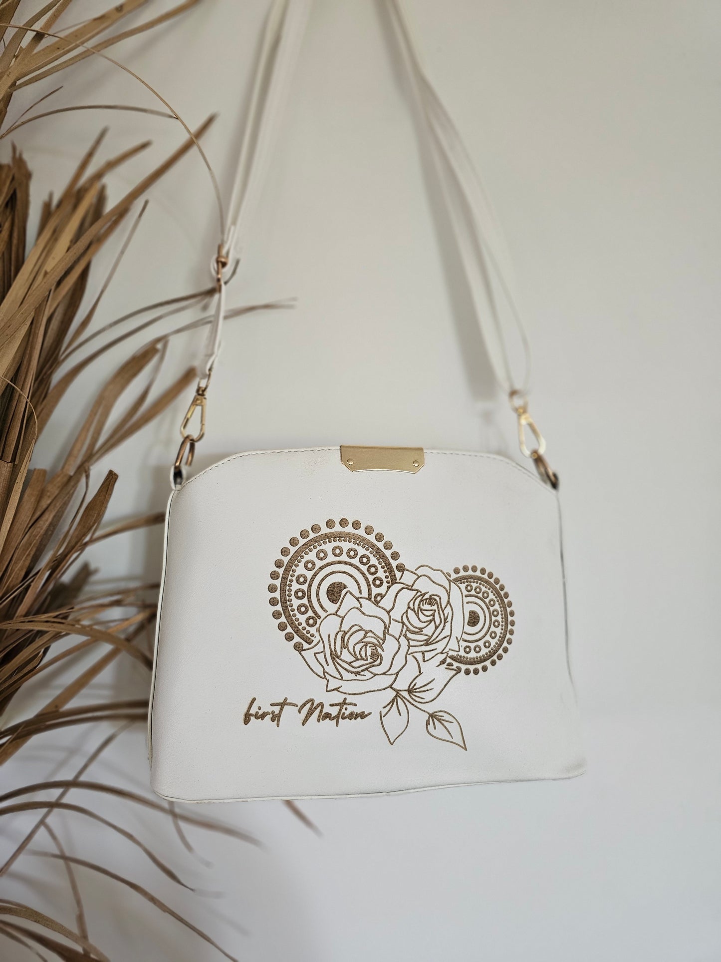 Medium Shoulder Bag In White