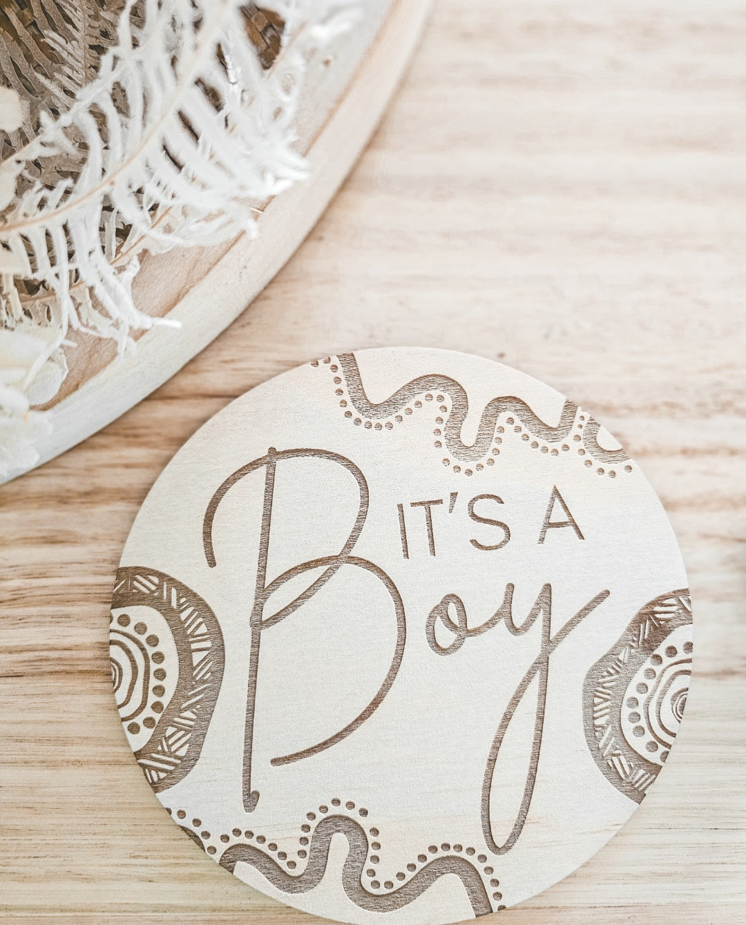 It's A Boy Plaque