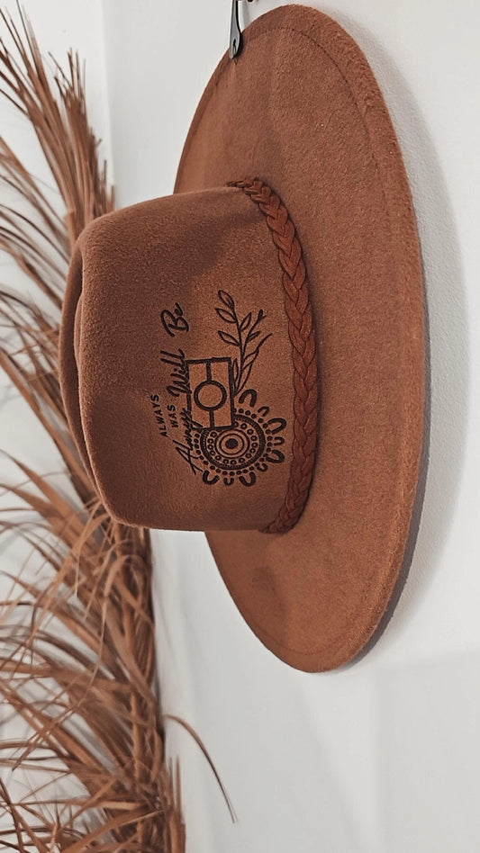 Fedora Style Hat | Brown #5