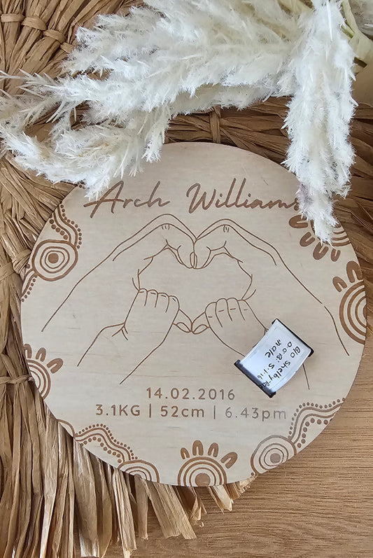 Hospital Bracelet Plaque + Stand #5