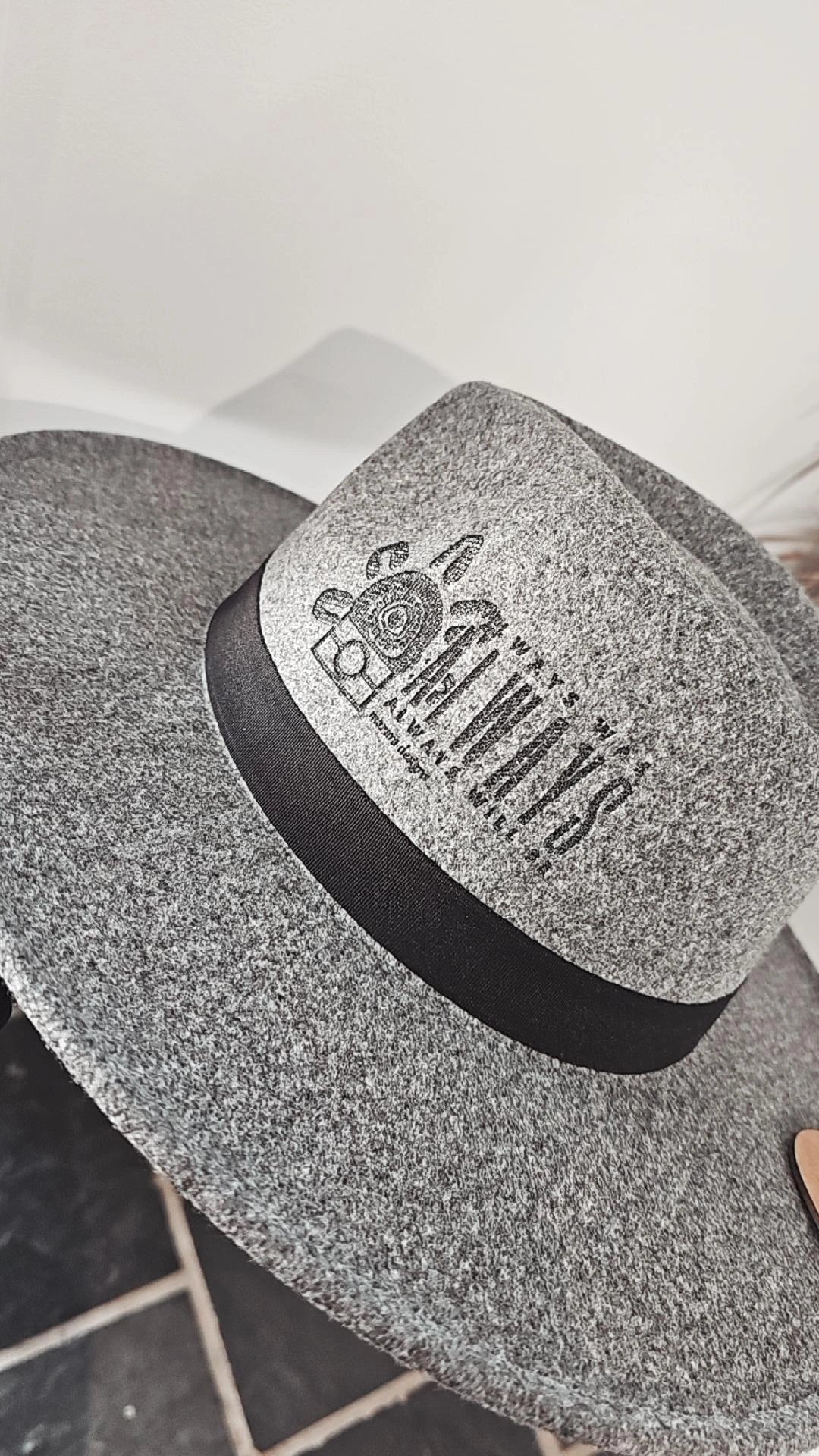 Fedora Style Hat | Grey #5