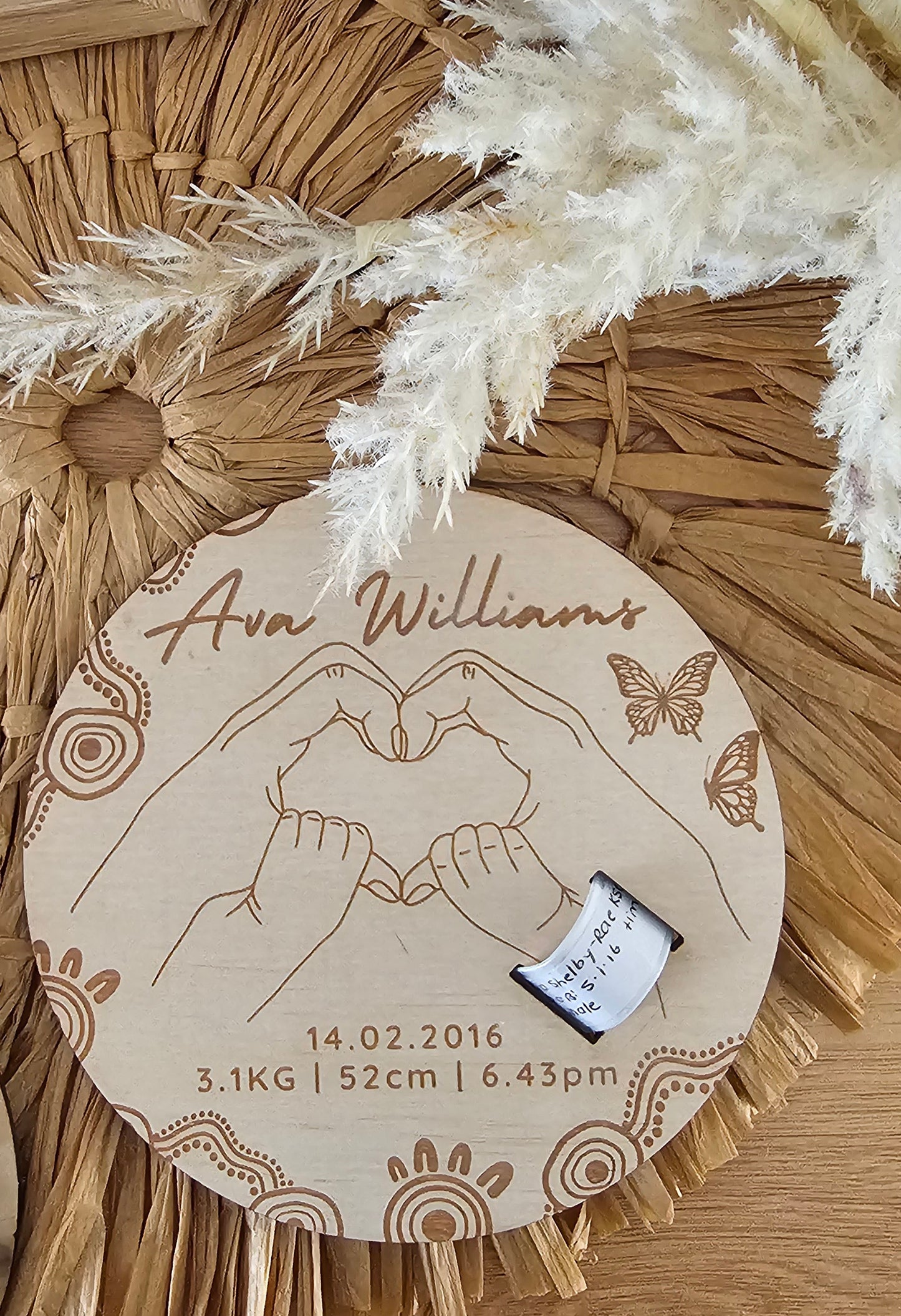 Hospital Bracelet Plaque + Stand #2