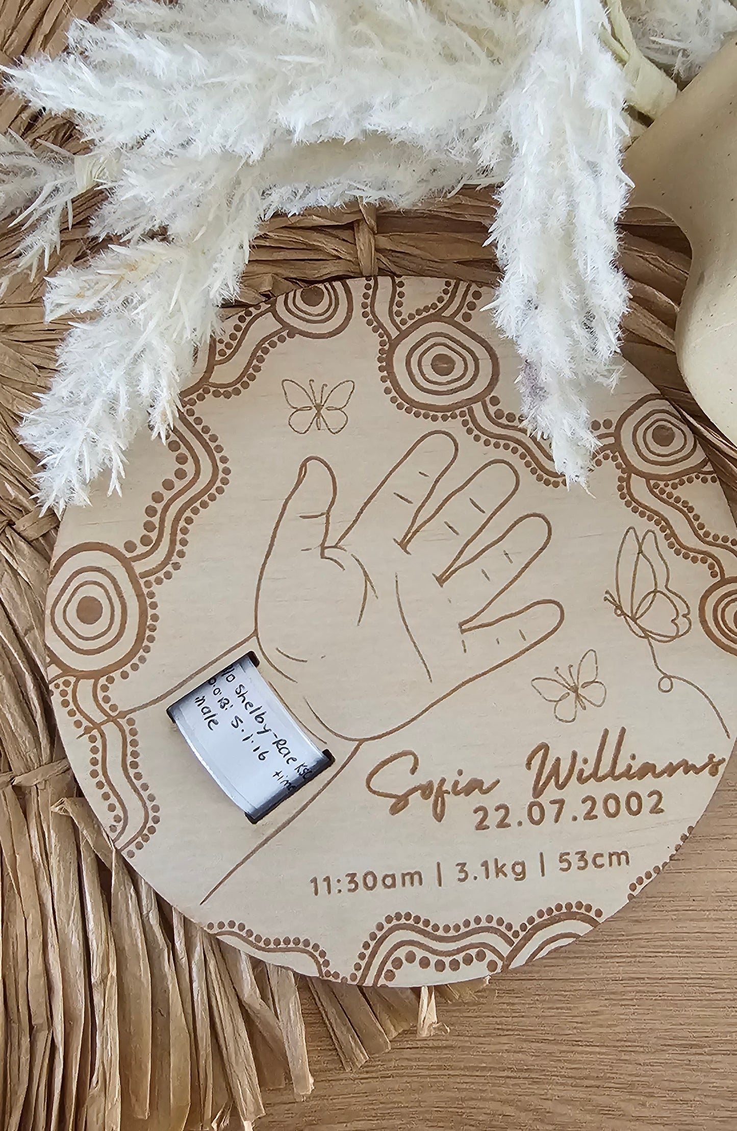 Hospital Bracelet Plaque + Stand #6