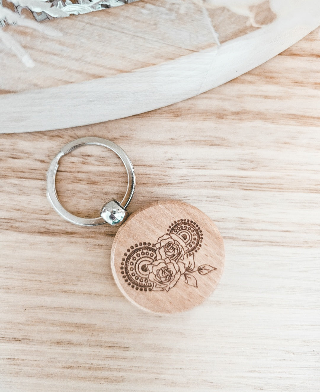 Keychain | Round Roses