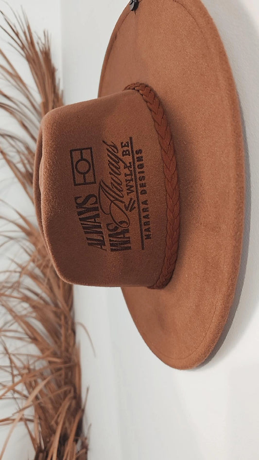 Fedora Style Hat | Brown #4