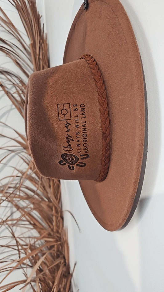 Fedora Style Hat | Brown #2