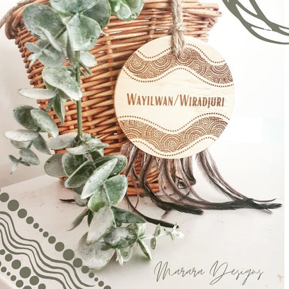 Double Sided Wooden Car Hanger