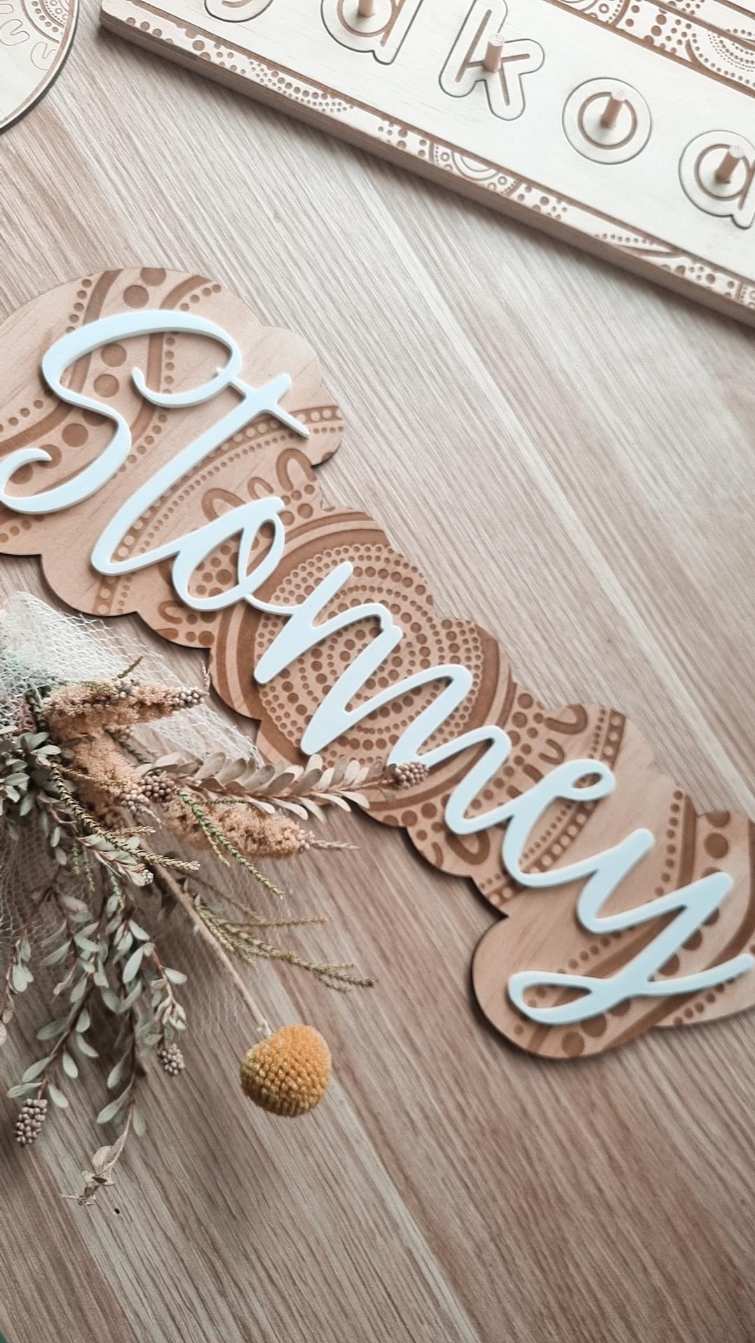 Acrylic Name Sign